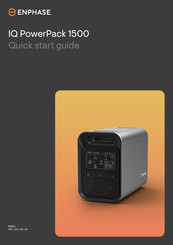 enphase IQ PowerPack 1500 Quick Start Manual
