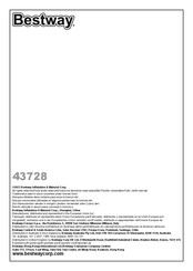 Bestway 43728 Quick Start Manual