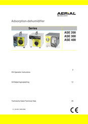 Aerial ASE 300 Operation Instructions Manual