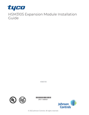Johnson Controls tyco HSM3105 Installation Manual