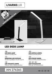LIVARNO LUX 276365 Operation And Safety Notes