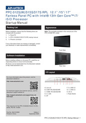Advantech PPC-312SW Startup Manual