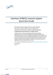 Solarflare SFN8522-Onload Quick Start Manual