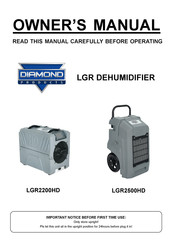 Diamond Products LGR2200HD Owner's Manual