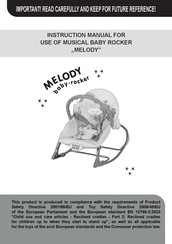 Chipolino MELODY Instruction Manual For Use