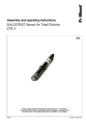 ProMinent DULCOTEST CTE 3 Assembly And Operating Instructions Manual