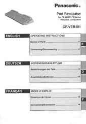 Panasonic CF-VEB481 Operating Instructions Manual