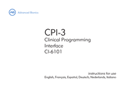 Advanced Bionics CPI-3 Instructions For Use Manual