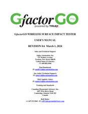 Triax GfactorGO User Manual