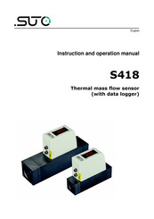SUTO S418 Instruction And Operation Manual