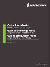 IOGear GUC232C Quick Start Manual