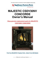 MHSC CSDV30NV Installation And Operating Instructions Manual