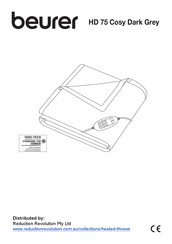 Beurer HD 75 Cosy Dark Grey Manual