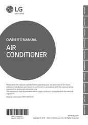 LG 81001389 Owner's Manual