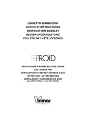 Bimar FROID VR21.BI Instruction Booklet