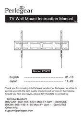 Perlegear PGXT1 Instruction Manual