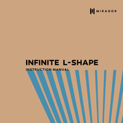 MIRADOR INFINITE L-SHAPE Instruction Manual