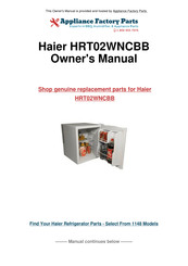 Haier HRT02WNCBB User Manual
