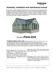 Lemeks Palmako PA44-4254 Assembly, Installation And Maintenance Manual