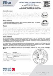 Fike 204-0001 Installation And Maintenance Instructions