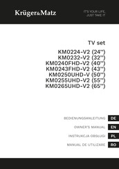 Krüger & Matz KM0224-V2 Owner's Manual