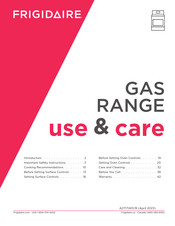 Frigidaire FCRG3083AD Use & Care Manual