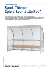 Sport-thieme United 3841277 Assembly Instructions Manual