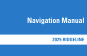 Honda RIDGELINE 2025 Navigation Manual