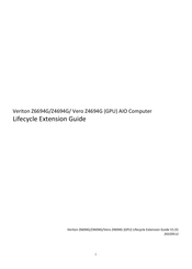 Acer Vero Z4694G Lifecycle Extension Manual