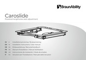 BraunAbility Caroslide Installation Instructions & User Manual