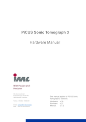 IML PiCUS Sonic Tomograph 3 Hardware Manual