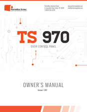 Performax TS 970 Owner's Manual