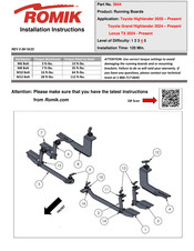 Romik RB2 Installation Instructions Manual