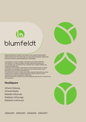 Blumfeldt 10046397 Manual