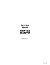 Data General 8136 Technical Manual