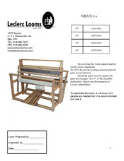 Leclerc Looms NILUS 4 s Manual