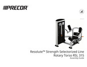 Precor Resolute RSL 315 Assembly Manual
