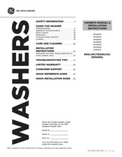 GE GEFL6550 Owner's Manual & Installation Instructions