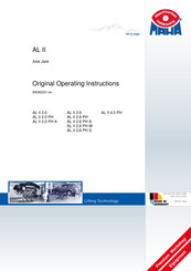 MAHA AL II Original Operating Instructions