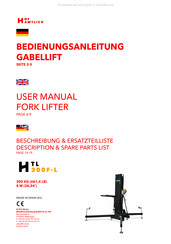 HOF HTL 300F-L Operating Instructions Manual