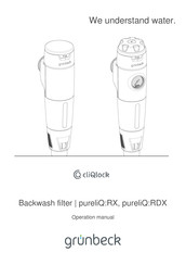 Grunbeck pureliQ:RX Operation Manual