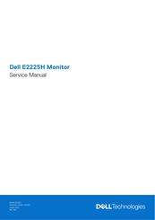 Dell E2225H Service Manual