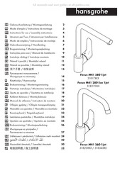Hans Grohe Decor 260 1jet 31820 3 Series Instructions For Use/Assembly Instructions