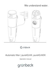 Grunbeck pureliQ:ADX Operation Manual