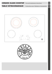 Bertazzoni PE304CER Use And Maintenance Instructions