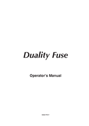 Solid State Logic Duality Fuse Operator's Manual