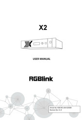 RGBlink venus x2 User Manual