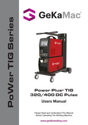 GeKaMac Power Plus+ TIG 320 DC Pulse User Manual