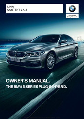 BMW 5 PLUG-IN HYBRID Series 2020 Owner's Manual