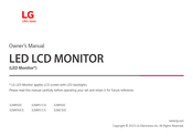 LG 32MR51CA Owner's Manual